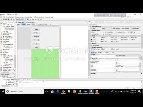 Java Swing  JScrollPane  mobile Shop  (part 1)