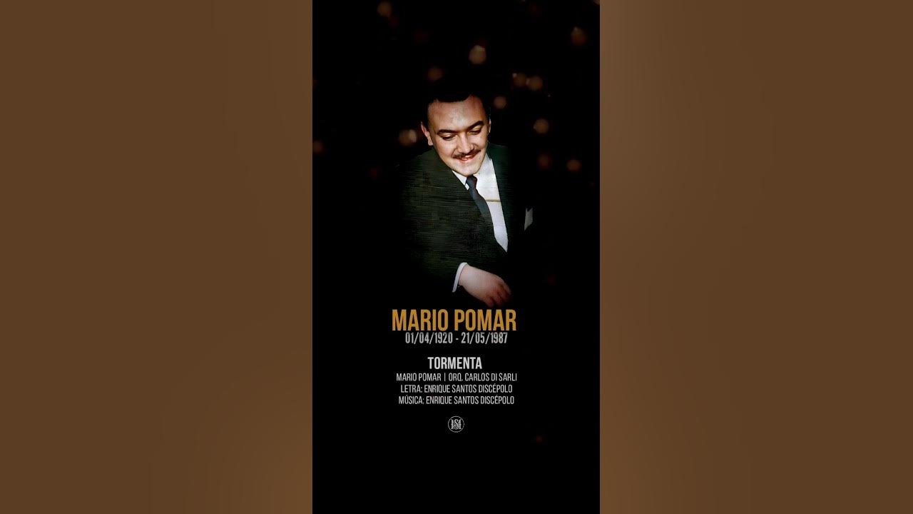 TORMENTA - Mario Pomar | Orq. Carlos Di Sarli. A 104 años de su nacimiento #Tango #Gotan #Discepolo
