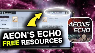 Famous Aeon's Echo Hack - How To Get Unlimited Resources For FREE Net Worth
