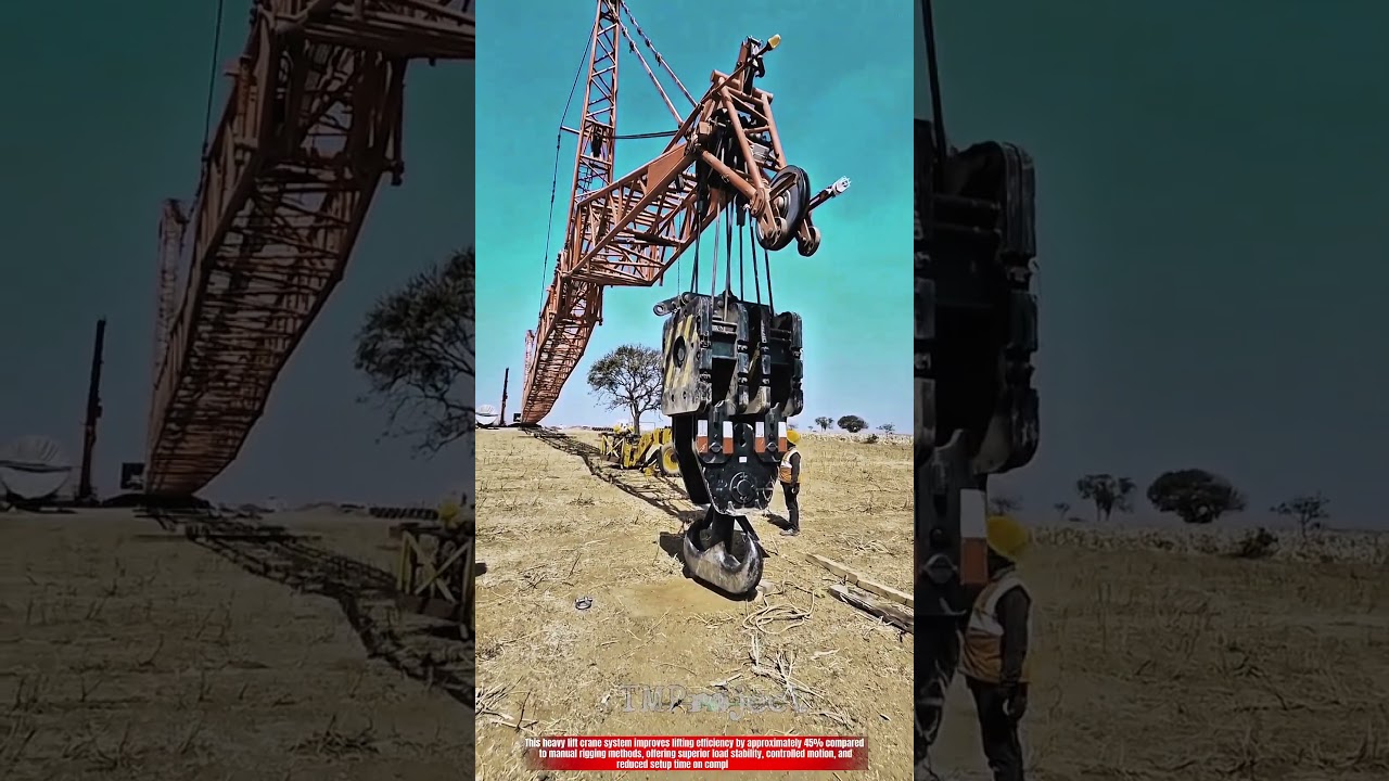 Инновационная система гусеничного крана для подъема тяжелых грузов: