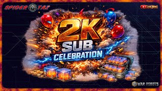 War Robots LIVE 🔥 2K SUB Celebration • MASSIVE 5K+ D-Gem Rewards Happening NOW screenshot 5