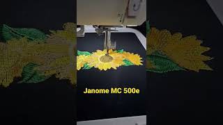 #janome #embroidery Janome MC 500e #bordado Bordadora @MundoCreativoPR