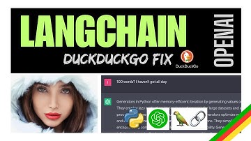 LangChain & DuckDuckGo | ddg is deprecated | Use DDGS().text() generator