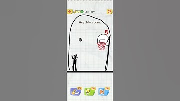 Tech gamer 13 : Draw 2 save level 259 || Help him score || #shorts #draw2save #song