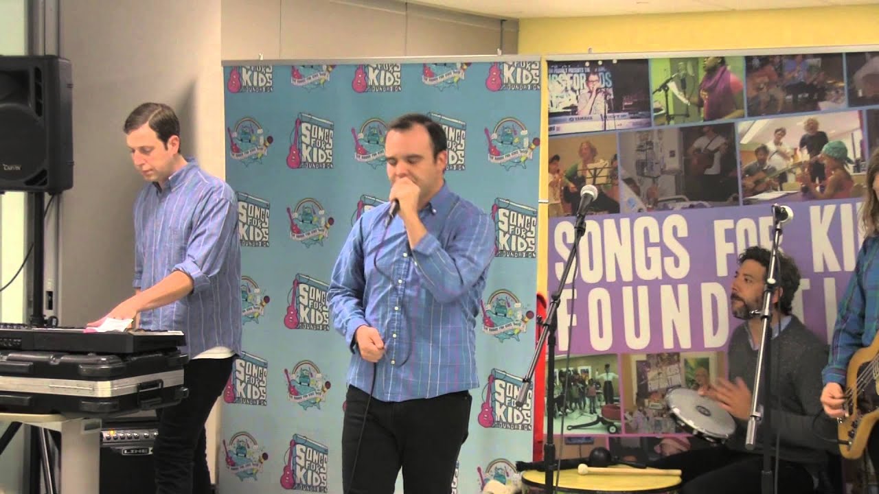 FUTURE ISLANDS join SONGS FOR KIDS FOUNDATION at a children's hospital