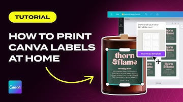 PRINT LABELS AT HOME WITH CANVA (STEP-BY-STEP TUTORIAL)