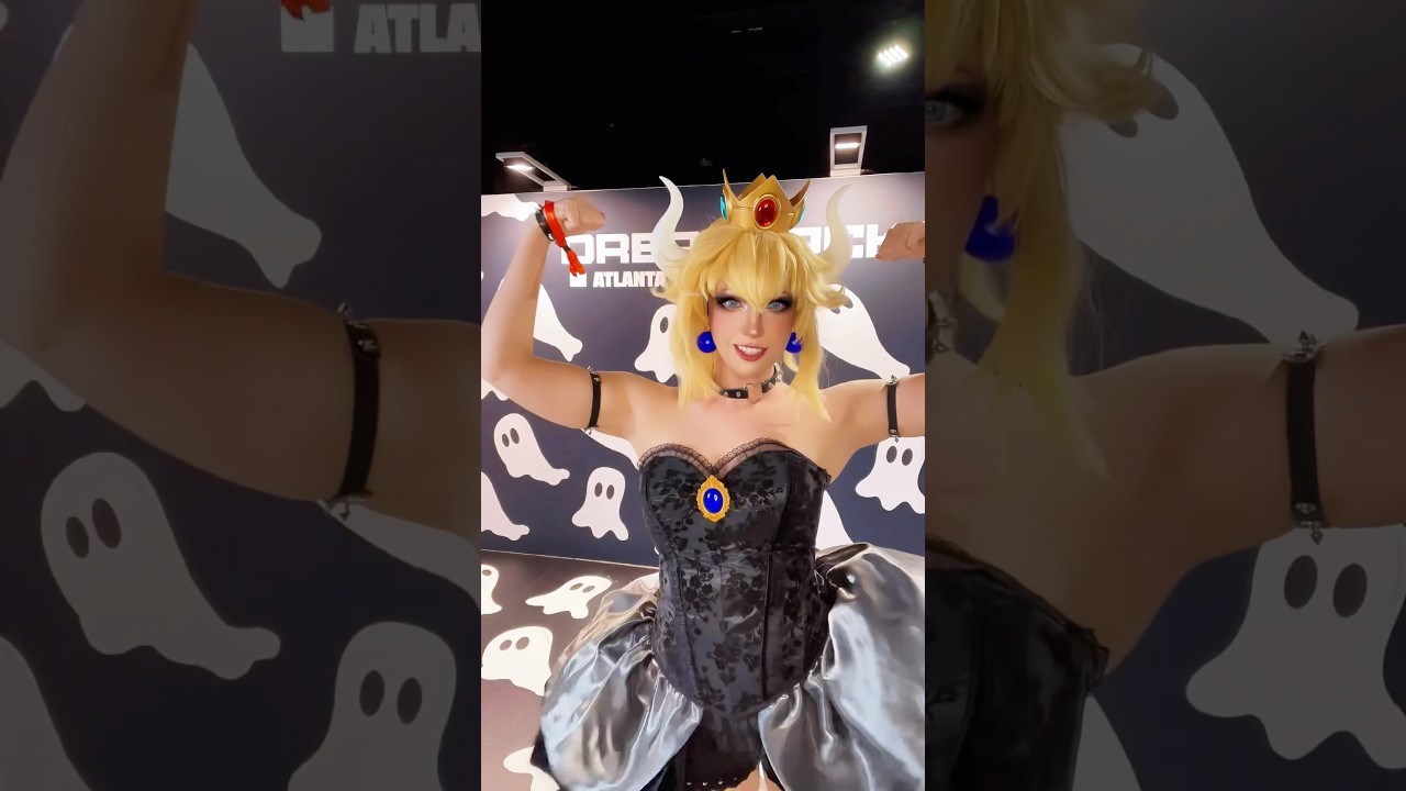 😈🔥 #bowsette #bowser #mario #mariobros #nintendo #costume #cosplay #shorts