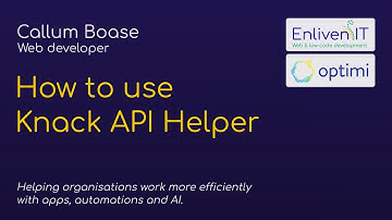 How to use Knack API Helper