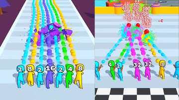 MERGE GRABBER GAMEPLAY BLOB RUNNER SHOOTER MAX LEVELS 😺