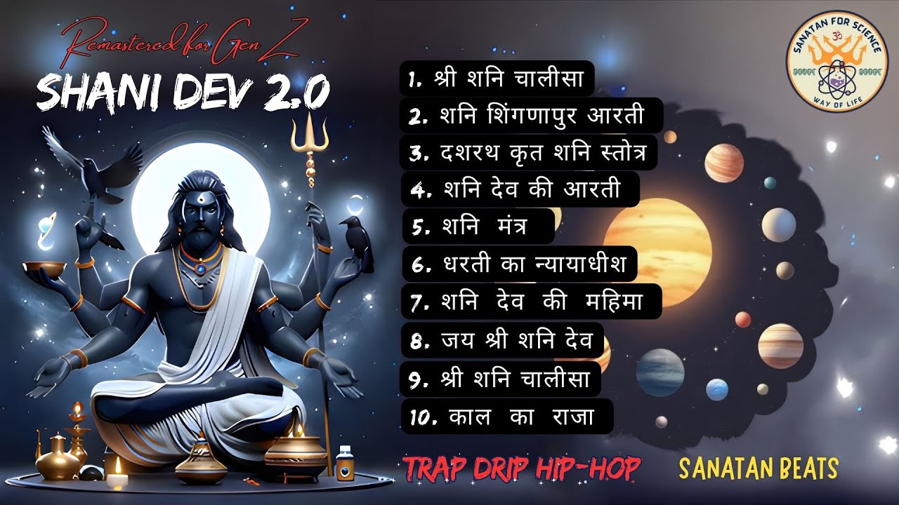 Shri Shani Dev 2.0 Trap Hip Hop Sanatan Beats Remix, Shani Shinganapur ...