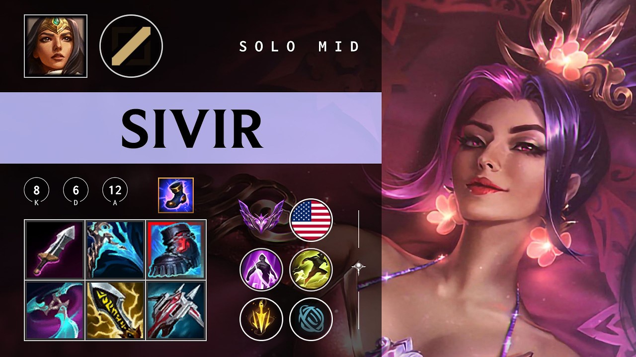 Sivir Mid vs Ekko - NA Master Patch 26.04