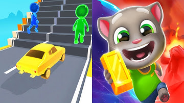 Shape shifting VS Talking Tom Gold Run - All Level Gameplay Android iOS Ep51