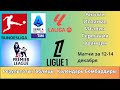 Топ-5 лиг Европы. Результаты. Таблицы.Календарь. Бомбардиры.