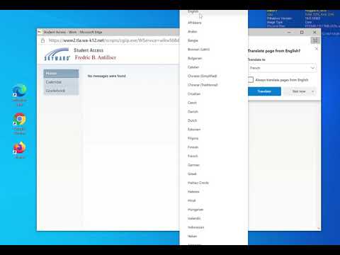 Skyward Student Access   Language Settings
