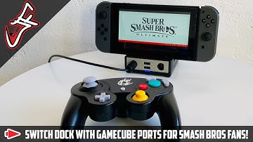 Brook Switch Dock Power-Bay with GameCube Ports for Super Smash Bros fans!