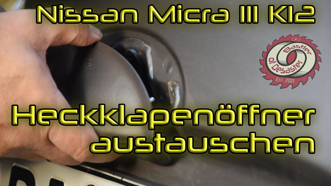 Nissan Micra III K12 Heckklappentaster tauschen