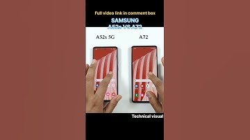Samsung A52s 5G vs Samsung A72 in 2022 - SPEED TEST