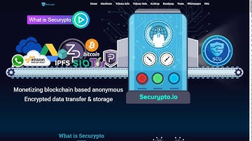 [SCU] SECURYPTO ICO - ENCRYPTED DATA TRANSFER & STORAGE