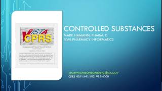 Controlled Substances