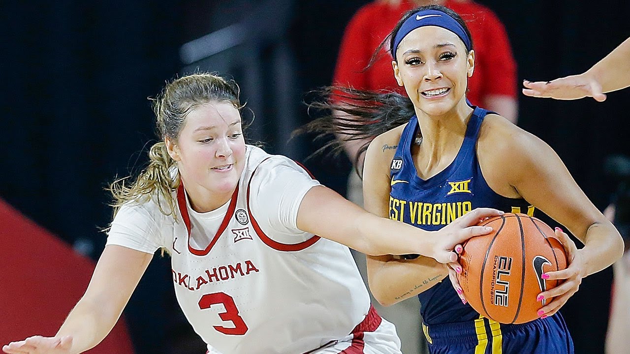 West Virginia vs Oklahoma Women's Basketball Highlights YouTube