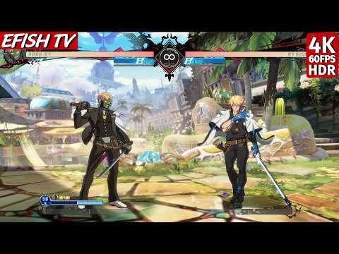 New fighter arrived! Robo-Ky vs Ky Kiske (Hardest AI) - Guilty Gear Strive