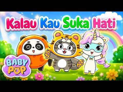 Kalau Kau Suka Hati - Baby Pop | Animasi Lagu Anak Indonesia Lucu