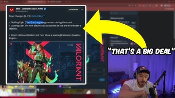 Tarik Reacts & Gives His Opinion On Skye NERF/ Iso BUFF In Valorant Patch 8.01