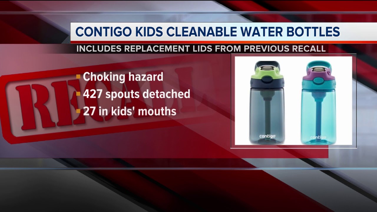 Contigo recalls 5.7 million children's water bottles over choking