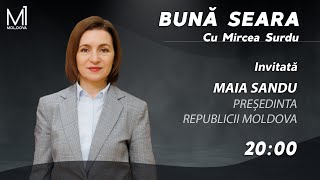„Bună Seara” //17.03.2023 Preşedinta Republicii Moldova, Maia Sandu
