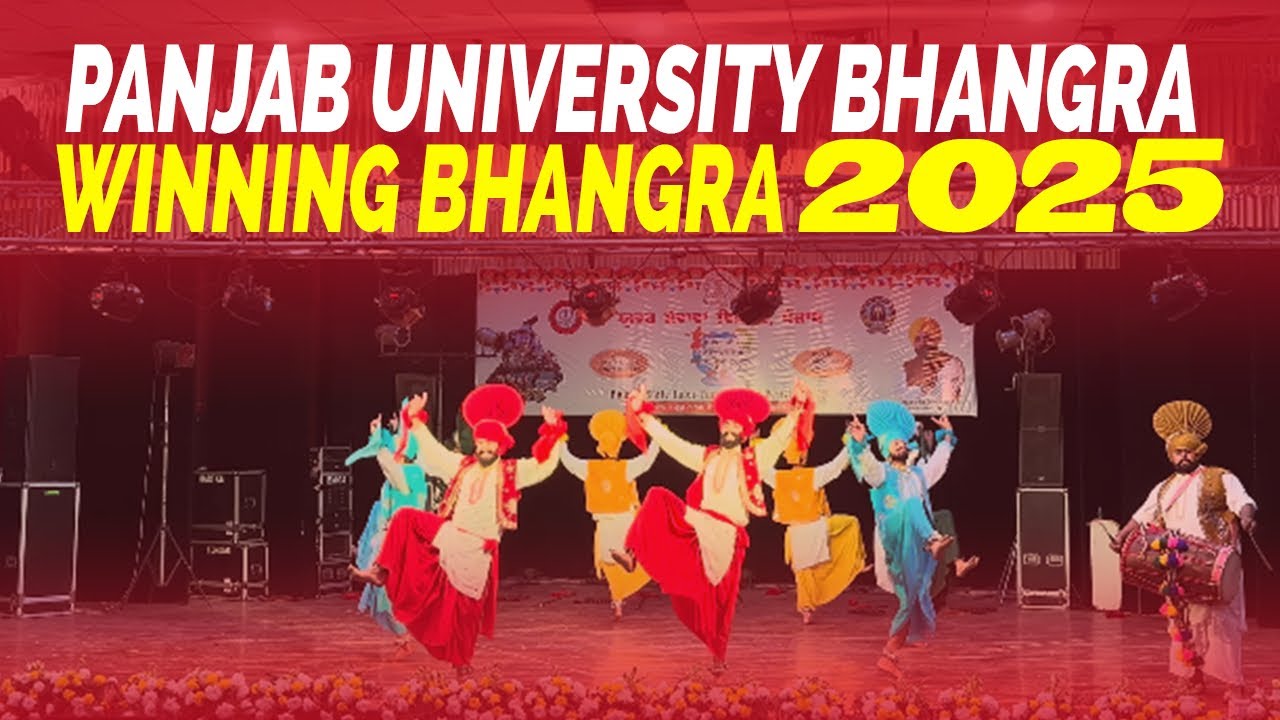 WINNERS  INTERSTATE 2025  Panjab University Chandigarh Bhangra