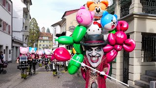 Rüüdige Samschtig Luzerner Fasnacht 2024 | MGL, Rüssgusler, Noggeler, Sonnechöbler, Födlitätscher