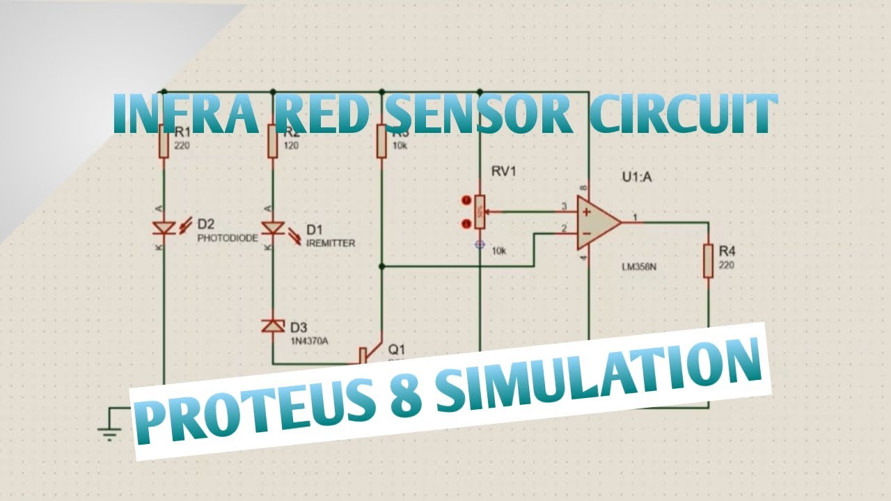 Infra Red Sensor Simulation In Proteus 8 - YouTube