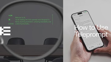Built-in Teleprompt for Your Eyes Only