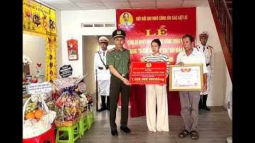 TRAO BẰNG “TỔ QUỐC GHI CÔNG ” ĐỐI VỚI LIỆT SỸ NGUYỄN ĐÔNG CÁNH