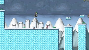 SuperTux 0.4.0 Icy Island with airflower