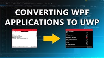 Lets Convert our WPF Task List to UWP