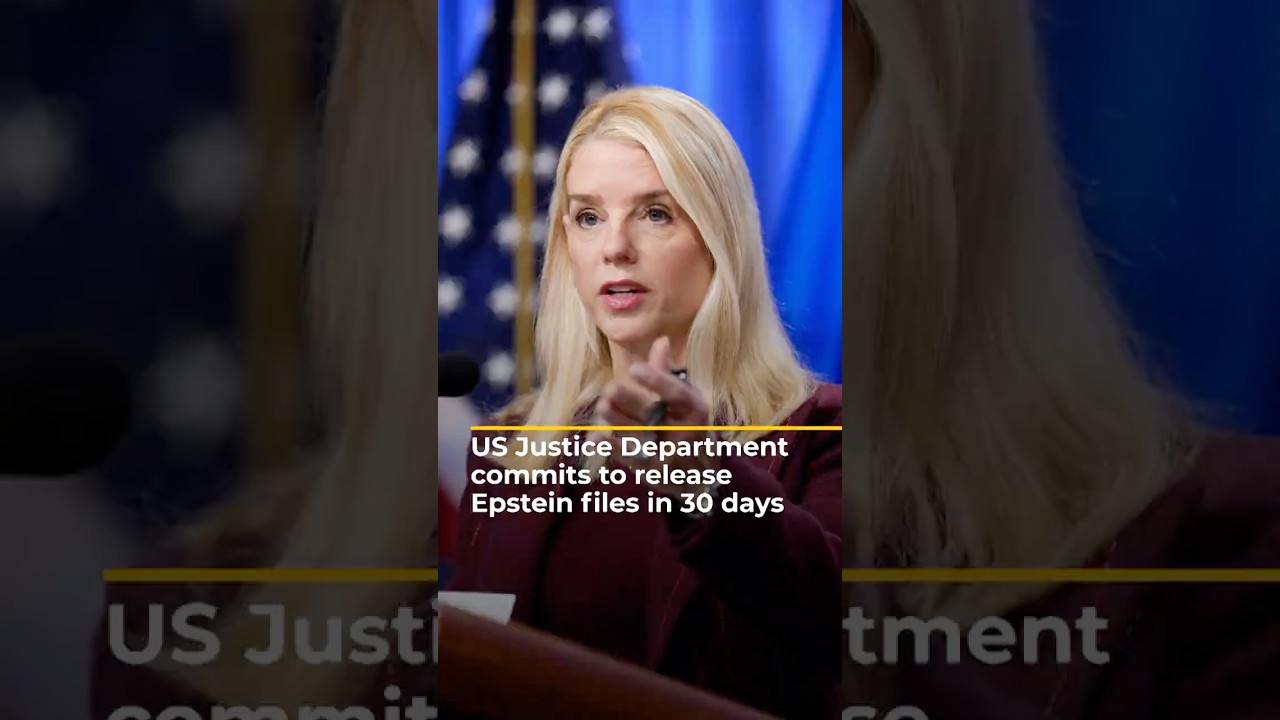 US Justice Department commits to release Epstein files in 30 days | AJ #shorts
