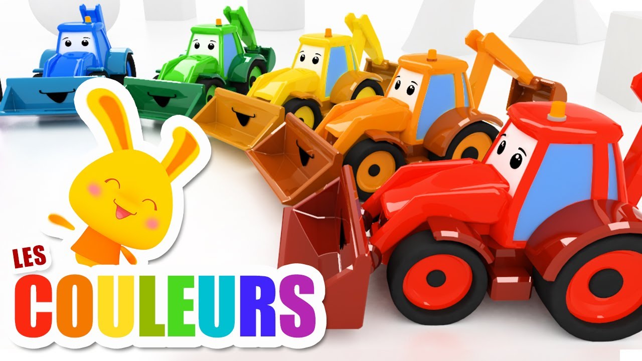Couleurs Pelleteuses Travaux Et Construction Comptines Et Chansons Titounis Youtube