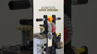 Free-Wheel Clutch Mechanism #lego #legotechnic #clutch #mechanism