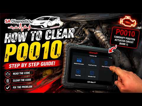 P0010 Code: Meaning, Causes & Fix — Read & Cleared With the iCarsoft CR MAX P (2026)