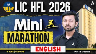 LIC HFL English 2026 | LIC HFL English Mini Marathon | By Parth Krishan