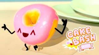 Сладкая мимимишная игра! Cake Bash Demo! Соревнования пирожных! Эклеры, кексы и пончики! screenshot 4