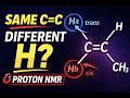 Equivalent vs Non-Equivalent Protons in ¹H NMR | Alkene Cis-Trans Exception Explained