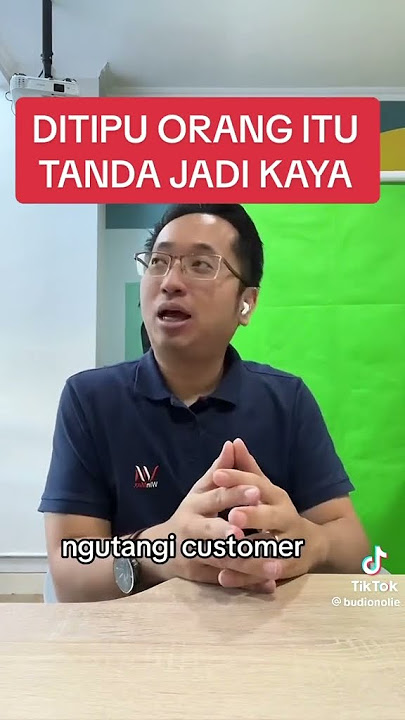 DITIPU ORANG ITU TANDA JADI KAYA