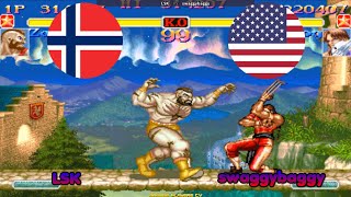 スーパーストリートファイターII X ➤ LSK (Norway) vs swaggybaggy (Usa) Super Street Fighter 2 Turbo