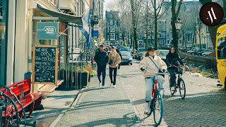 Download Lagu Spring Walk in the Center of Amsterdam, 4K 60 FPS MP3