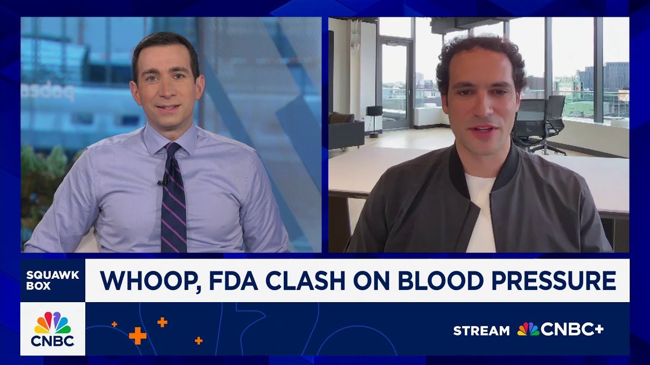 Whoop CEO Will Ahmed on FDA warning: Our blood pressure insight is intended for wellness use only