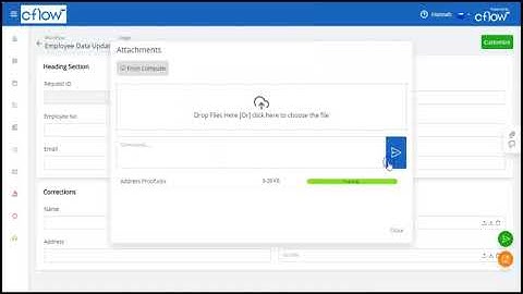 Cflow - How to attach documents
