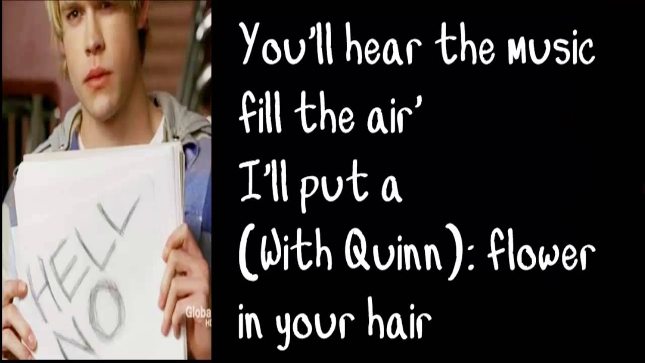 Lucky Glee Lyrics YouTube