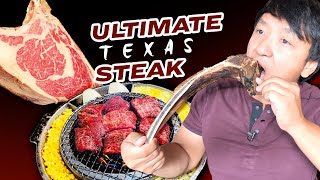 ULTIMATE TEXAS STEAK & Robot KOREAN BBQ BUFFET in Dallas Texas